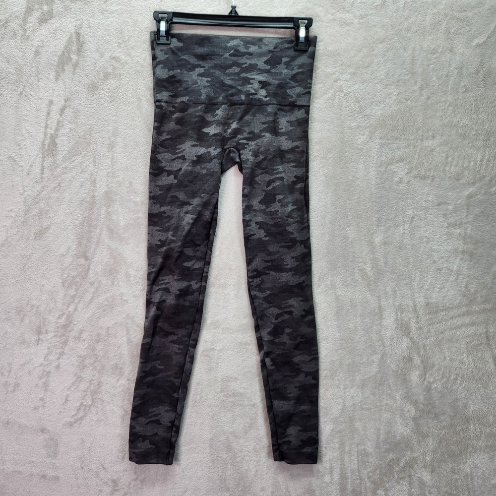 SPANX Medium Camo Leggings Tummy Control‎ High Waist Workout Athleisure Pants